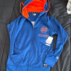 New Era  NY KNICKS ****Kids Blue and Orange Knicks Zip-Up Hoodie